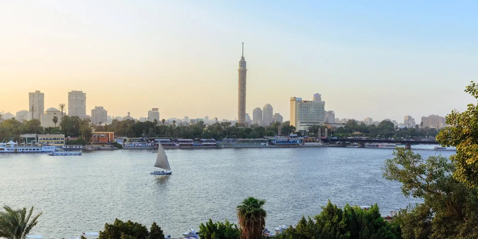 Cairo cityscape overlooking the Nile