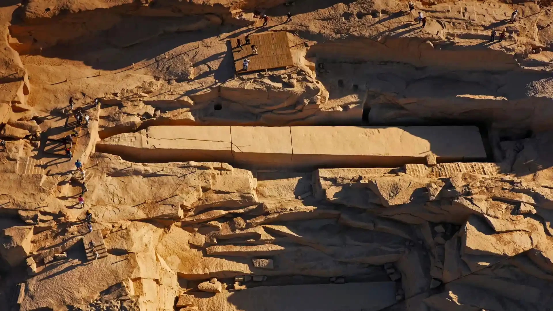 Ancient Obelisk at Aswan Quarry