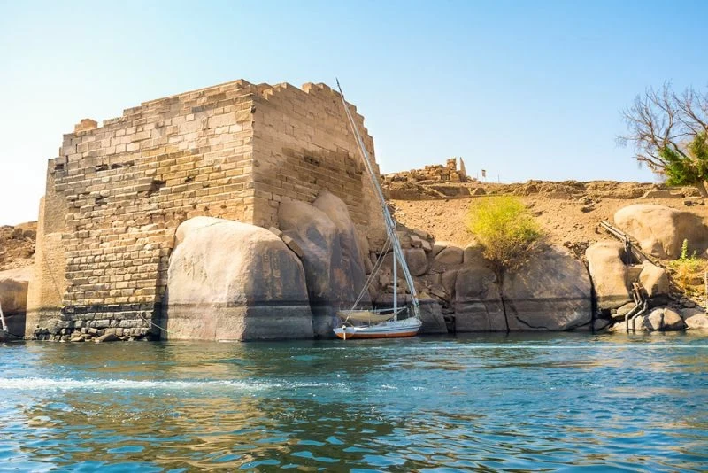 Scenic view of Elephantine Island