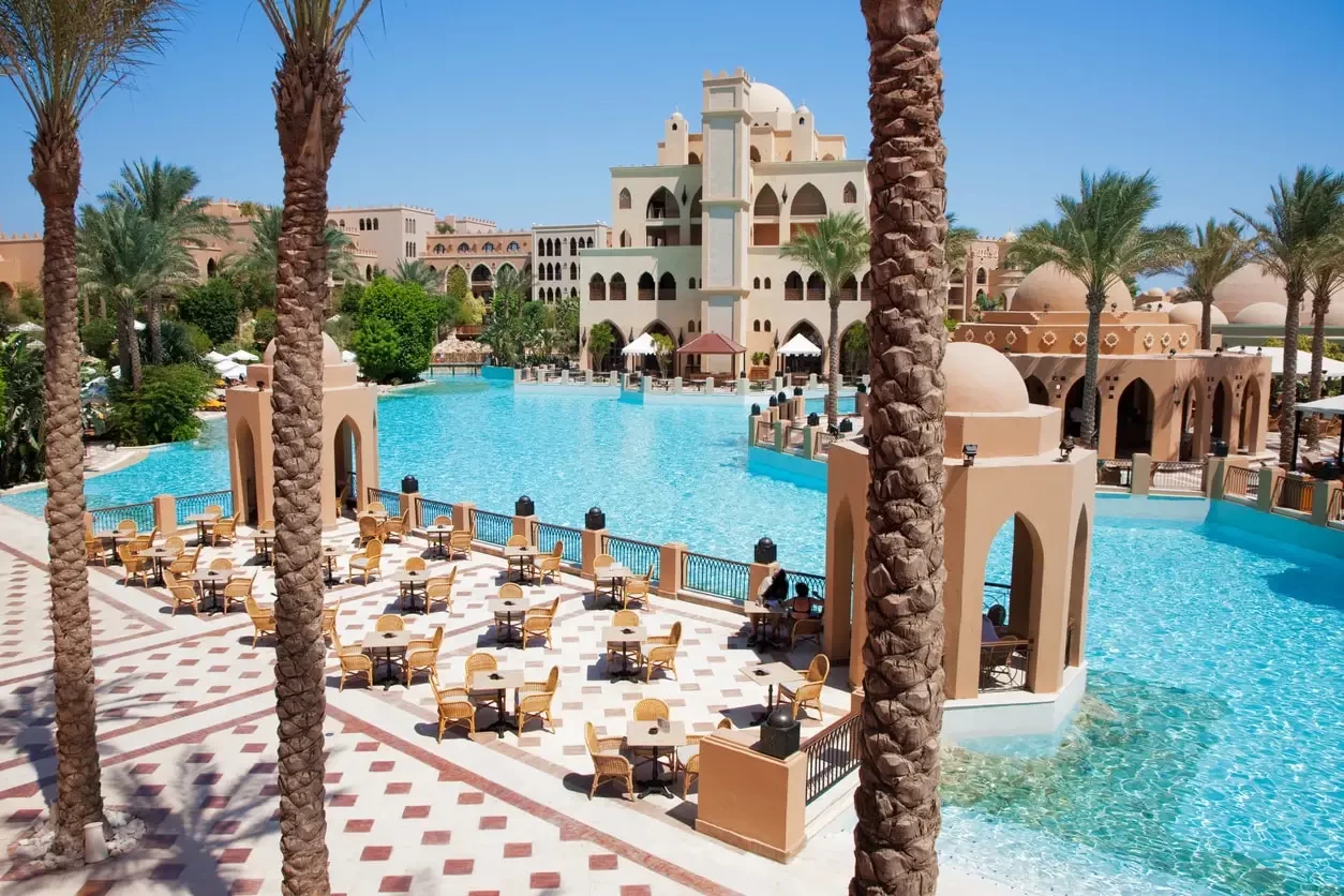 Hurghada Egypt with beautiful Red Sea beaches and coastal scenery