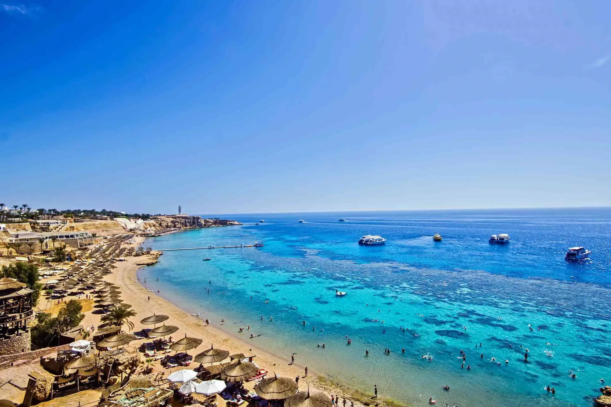 Crystal Clear Sea and Beach in Sharm El Sheikh