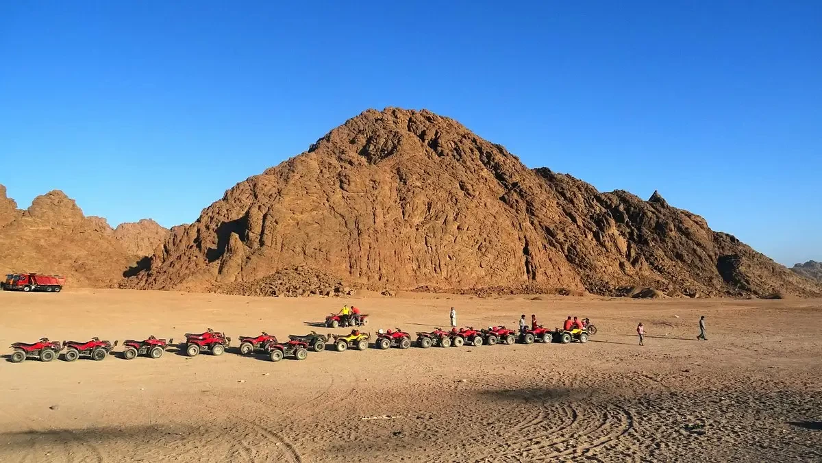 Sinai desert landscape surrounding Sharm El Sheikh
