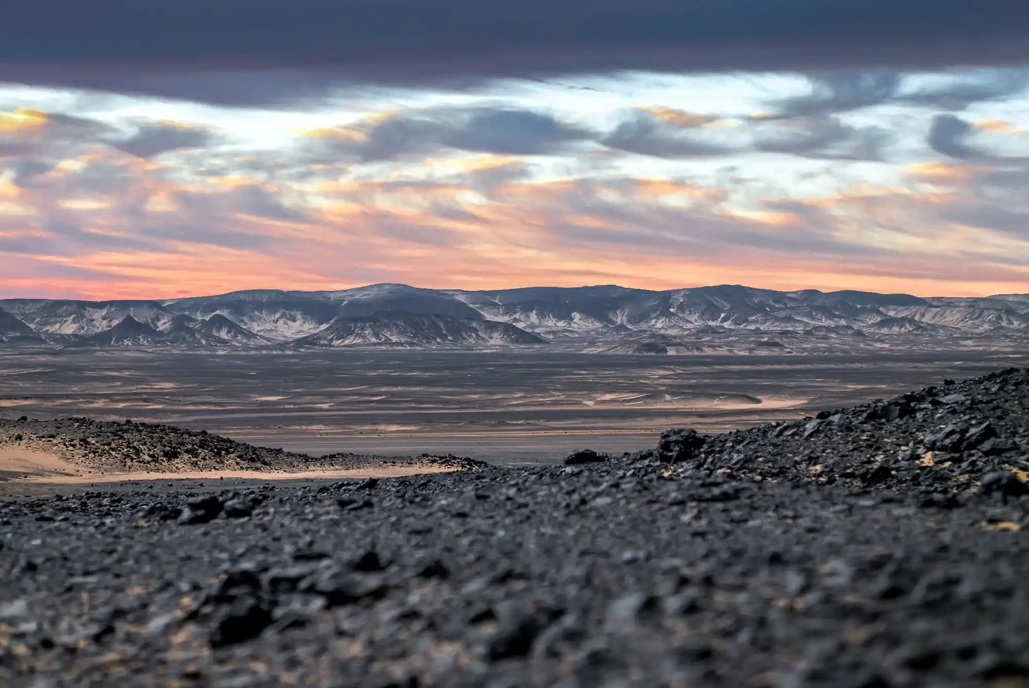 black hills and rocky landscape
