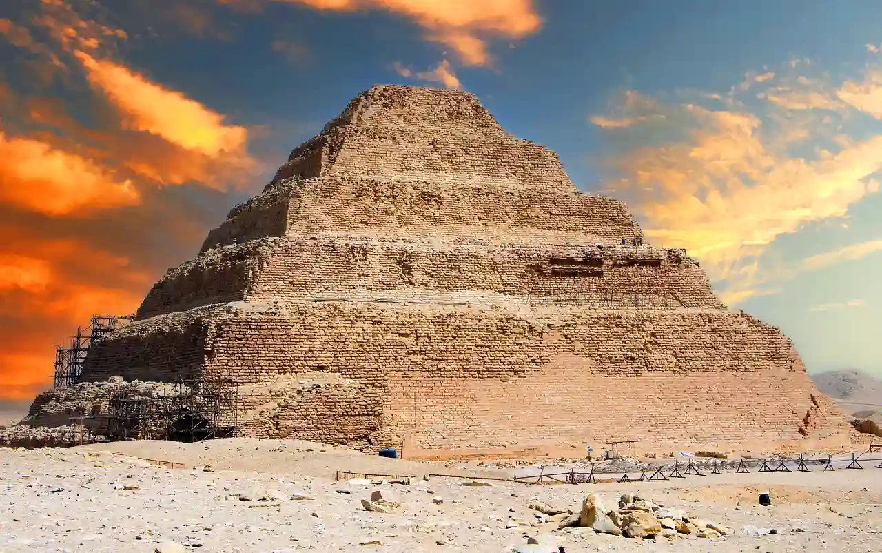 Pyramids of the Saqqara necropolis near Cairo