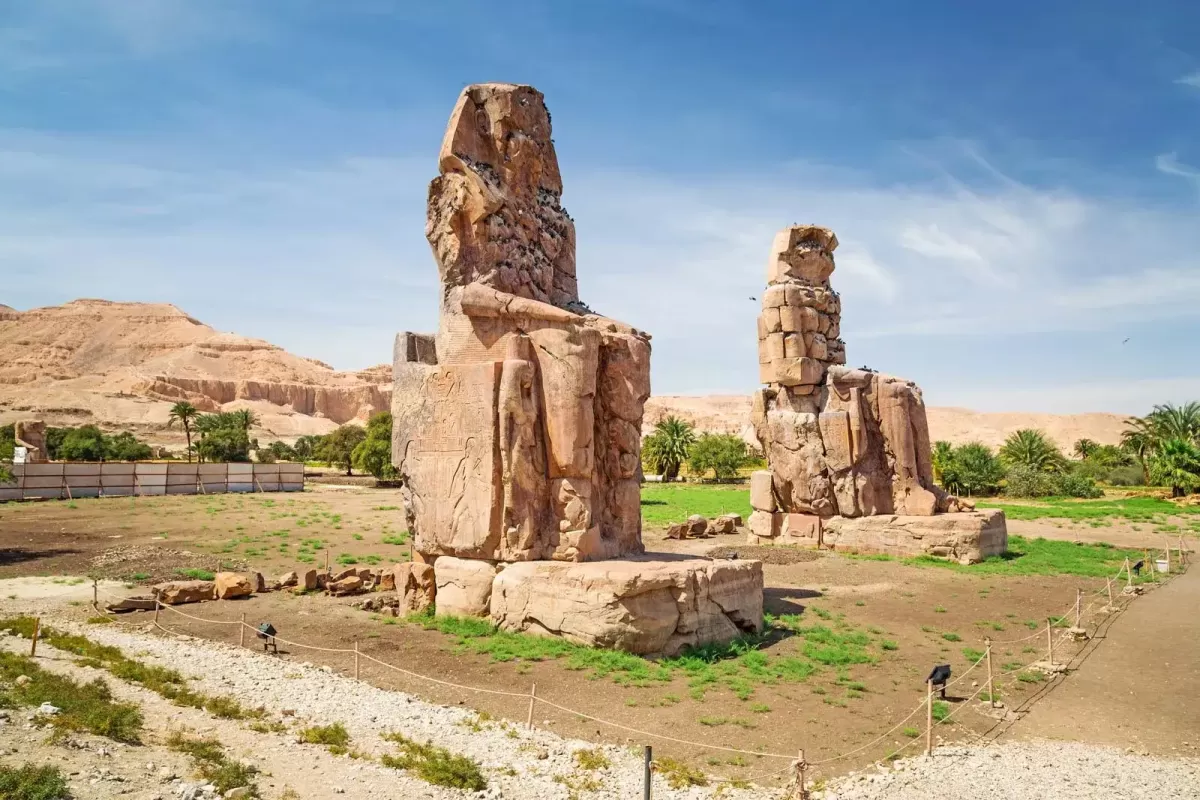 Colossi of Memnon in Luxor